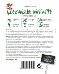 Ziergurke Sperlis Sandia / Mexikanische Minigurke
