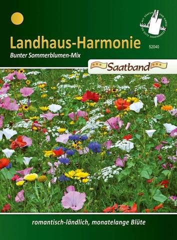 Lndhaus Harmonie, Bunter Sommerblumen-Mix, Mehrfarbig
