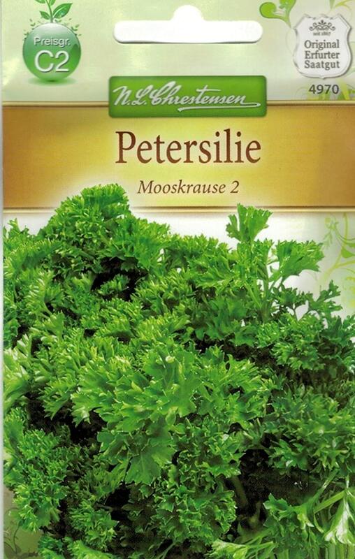 4970 Petersilie 'Mooskrause 2' ertragreich gesund  krausblättrig Samen 
