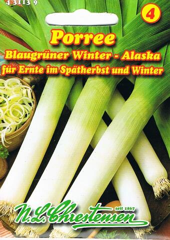 Porree Blaugrner Winter-Alaska
